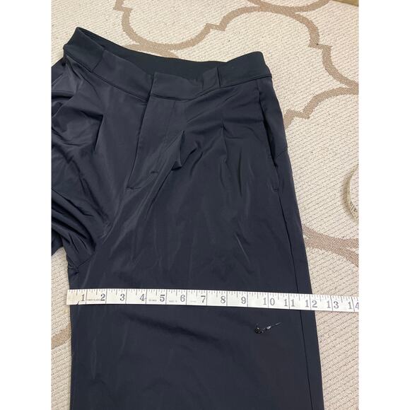 Nike Bliss Dri-FIT Trousers pleated side pockets wide leg black pant,size small - Picture 4 of 16